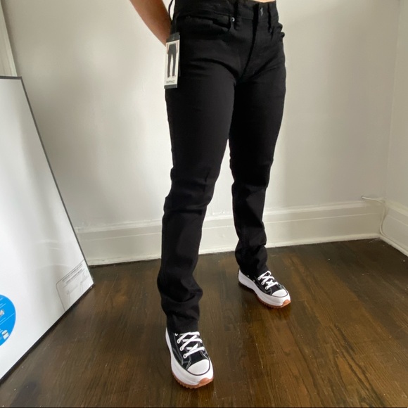 LOW RISE BLACK JEANS - Picture 4 of 6